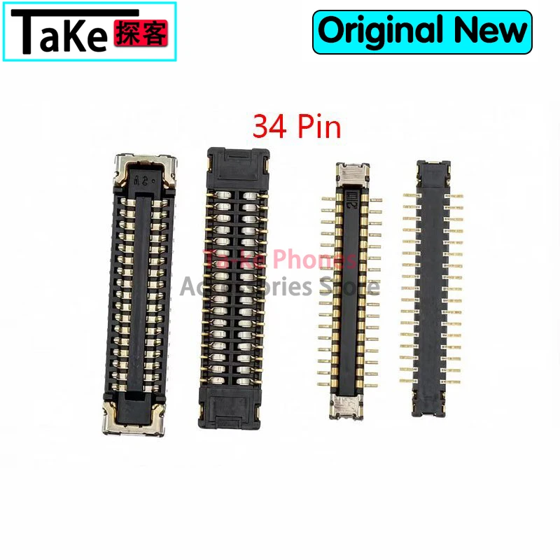 10-100Pcs for VIVO Y11 2019 / Y12 / Y15 / Y17 / Y3 Plug on Board 34Pin LCD Display Screen Connector MainBoard FPC