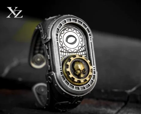 High Quality Mechanical Divine Religion Ring Starry Casting of the God of Machines Seal Ring for Men – Hot Sale Stylish Fashion