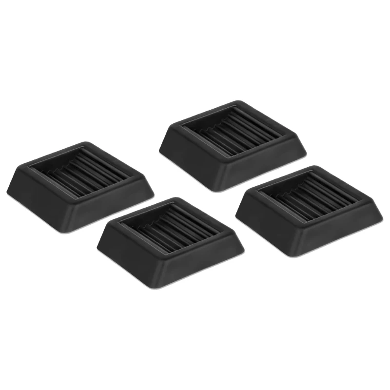 4Pieces Heavy Duty Rubber Shims To Stabilize Your Blackstones Griddle On All Terrains During Grilling Barbecue Pads 0XXB