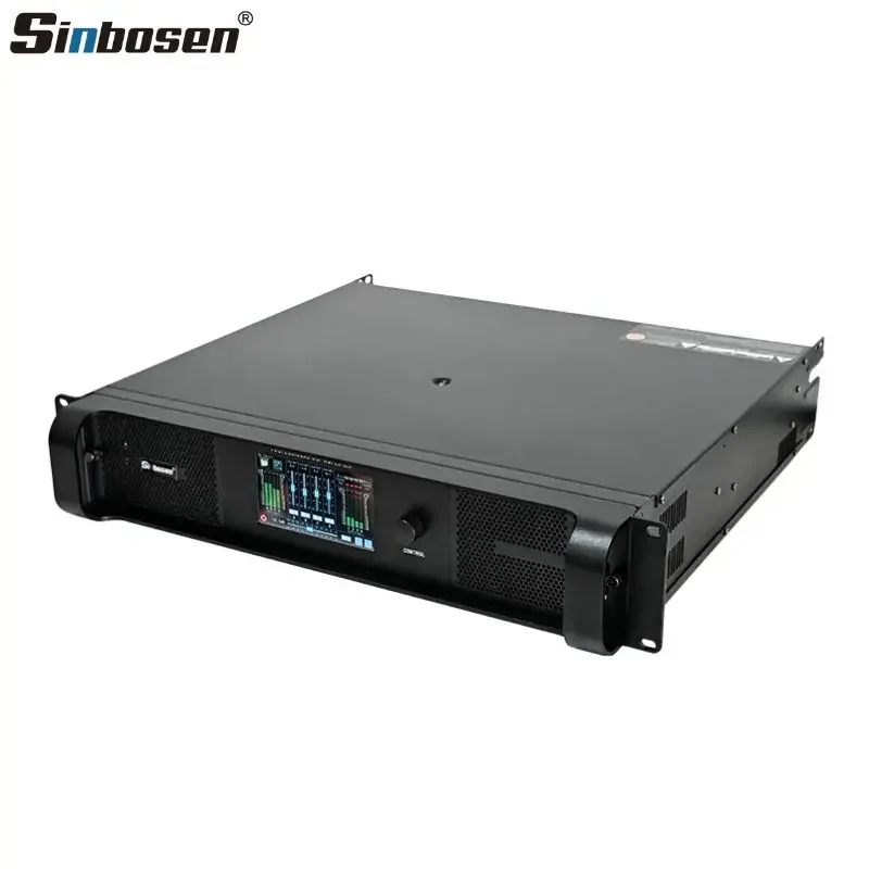 

Аудио-видео усилитель мощности Sinbosen DSP10000Q Class TD 4x2100 Вт/4 Ом для звуковых систем с DSP-процессором, модель 2026 года