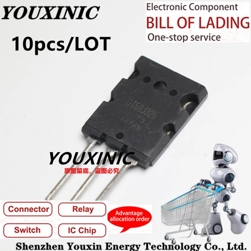 

YOUXINIC 100% new imported original GT50J301 GT50J322 GT50J325 TO-264 50A 600V IGBT transistor (selling only raw materials)