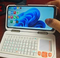 for Mini Laptop 12GB RAM 512GB SSD Touchscreen Foldable 2-in-1 Portable Computer Windows Notebook