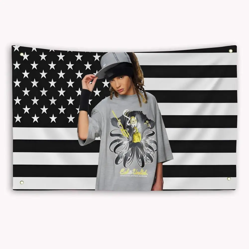Actor Tom Kaulitz Flags Home Yard & Garden Decor Banner - Indoor Outdoor Wall Hanging Flag