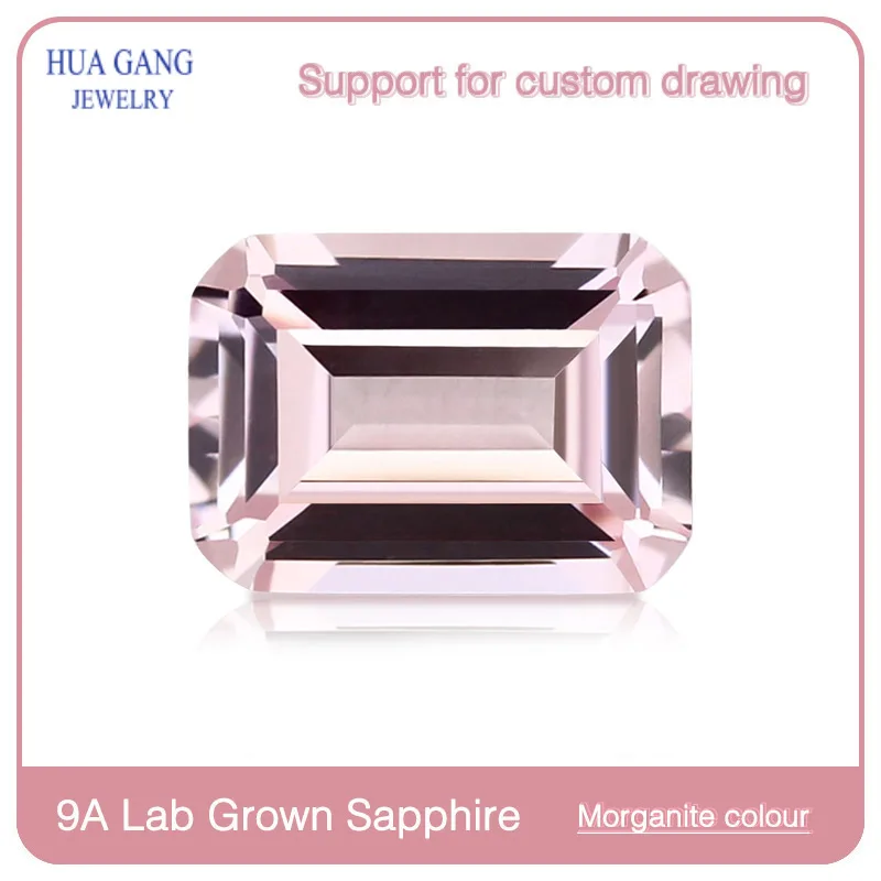 شكل قطع الزمرد زراعة الأحجار الكريمة ألوان متعددة روبي الياقوت الزمرد مختبر نمت بواسطة Czochralski أحجار كريمة مفكوكة #3