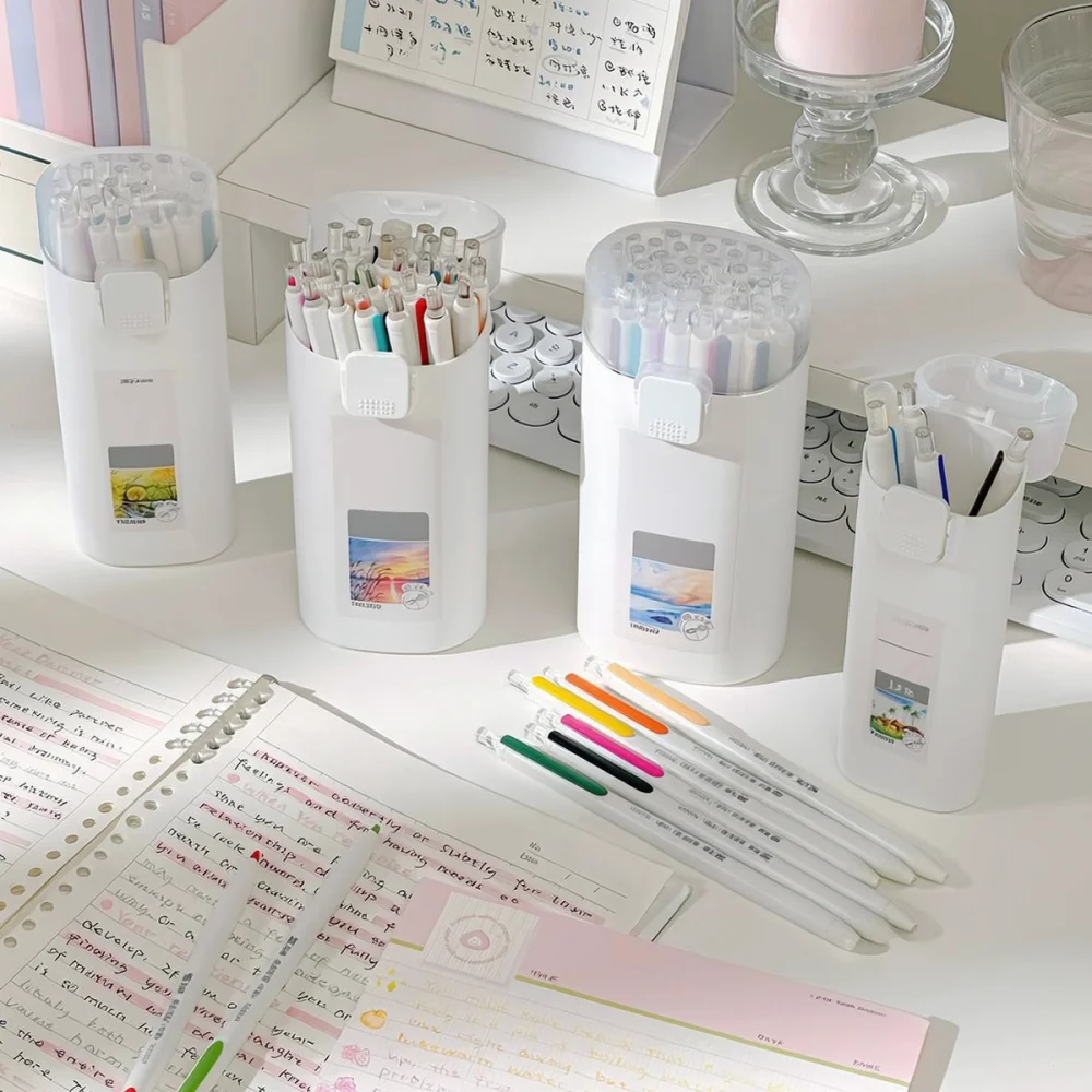 Colored Pencil Professional - สำหรับชุดเครื่องเขียนดินสอสีแบบเติมได้ TIZO พร้อมไส้ดินสอแบบลบได้ อุปกรณ์วาดภาพสำหรับนักเรียน ศิลปะ สเก็ตช์