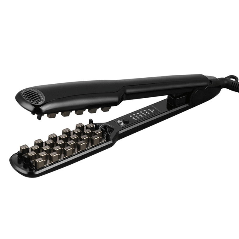 Haar Eisen Keramik 3D Grid Haar Crimper Professionelle Volumizing Curling Eisen Mais Dauerwelle Flauschigen Schiene Flache Eisen Haar Styling Werkzeuge – Detail 1