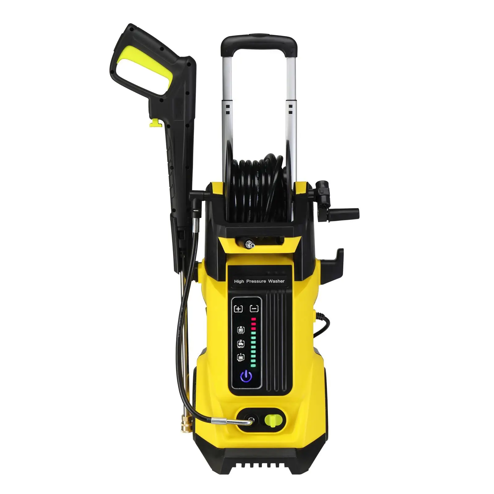 High Pressure Cleaner 110V 3800PSI 1800W - Powerful Yellow Electric Washer