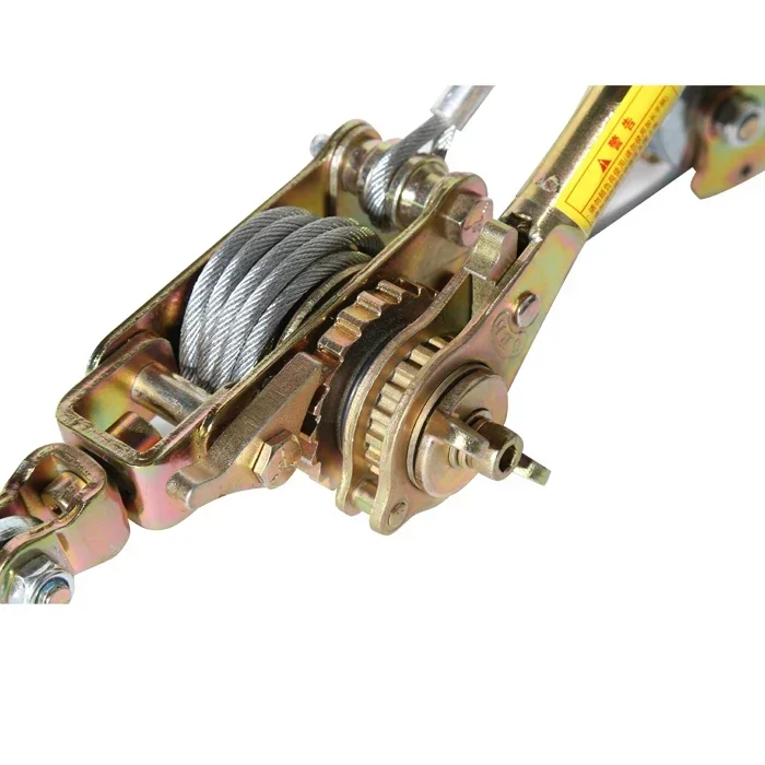 Top Quality Shili Tools 2 Ton Japanese Type Hand Ratchet Puller Wire Rope Cable Puller Cable Tightener Pulling Cable 2 Hook