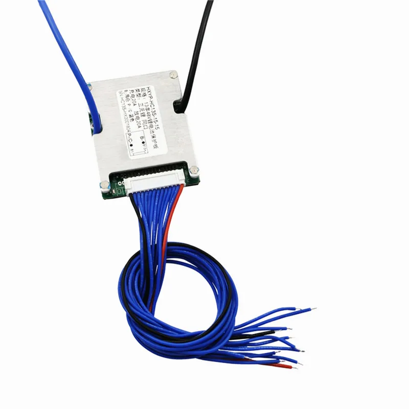 48V BMS 13S 20A 18650 BMS untuk Paket Baterai Lithium Terner Sepeda Listrik BMS 48V