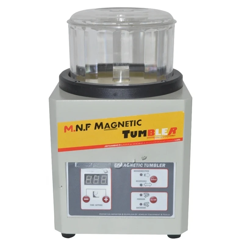 110V 220V Magnetic Tumbler Jewelry Polisher Super MT-180B Polishing Machine 180W
