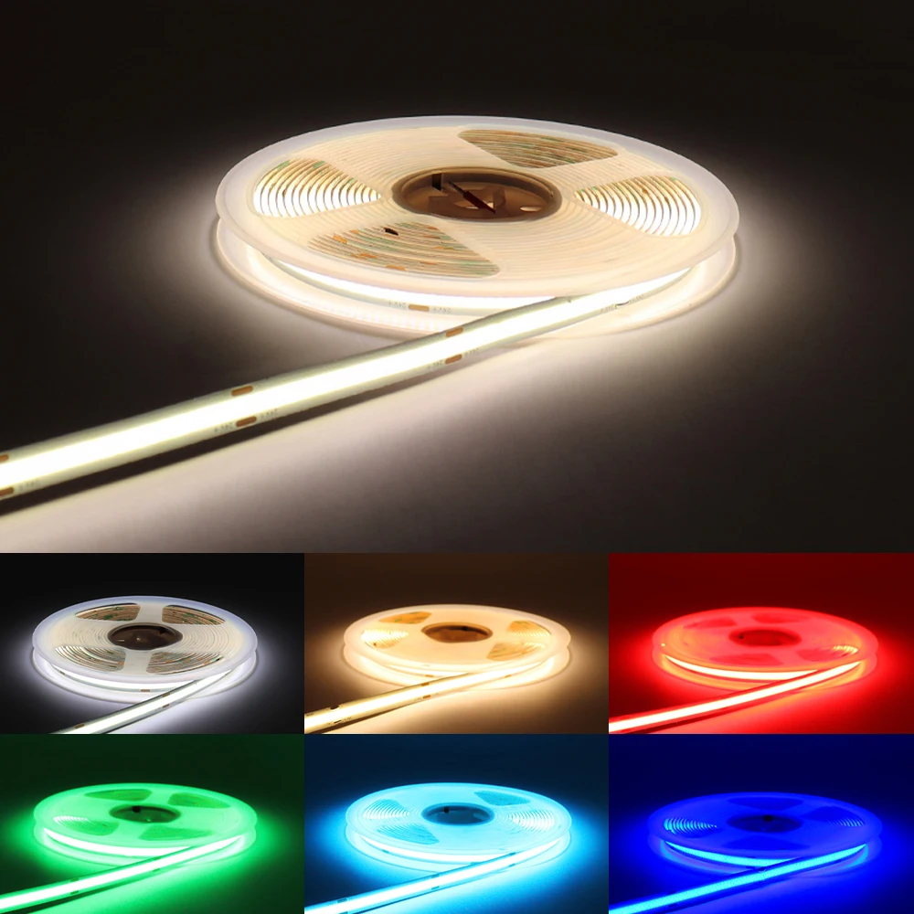 5mm 10mm 5V USB LED Strip Lights Dimmable Flexible LED Tape 3000K/4000K/6000K 320Leds/m 400Leds/m LED Ribbon With Dimmer