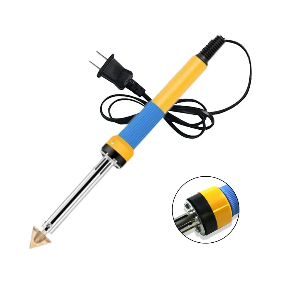 80W Leather Ironing Tool Crack Repair Smoothing Tool Repair Plastic Soldering Iron Car Bumper Welding Machine Plastic Welding