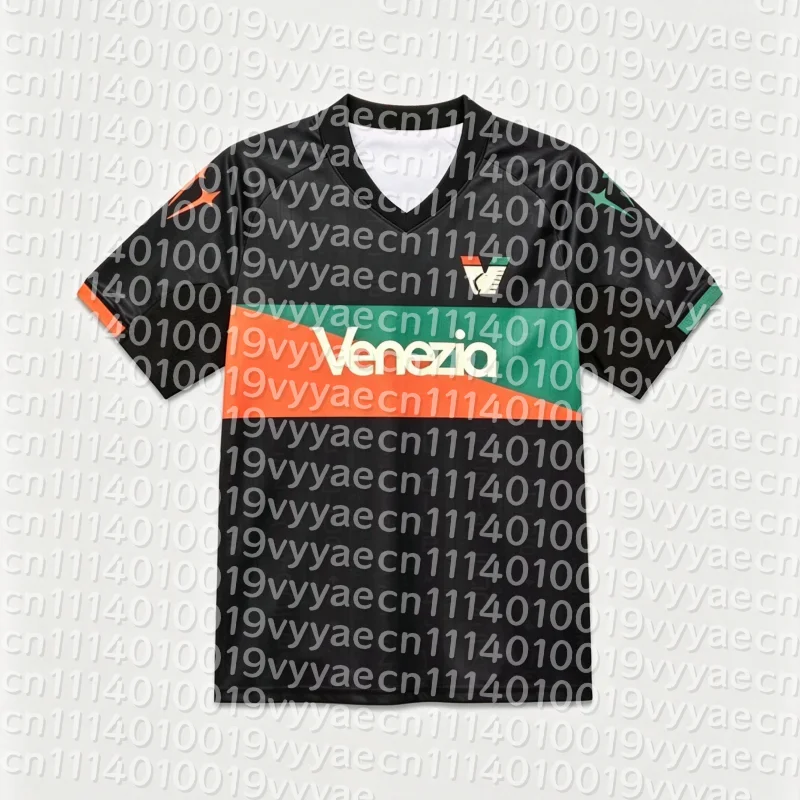 26-27 Venezia FC Style Family Matching Outfits Soccer Jersey Summer Casual Short Sleeve Football T-Shirt Men Women Kids Clothes