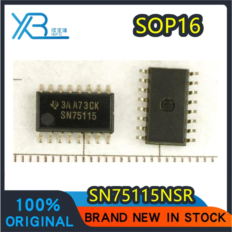 

(5/50 pieces) SN75115 SN75115NSR Medium body 5.2MM Dual differential receiver Brand new original SOP16 Spot