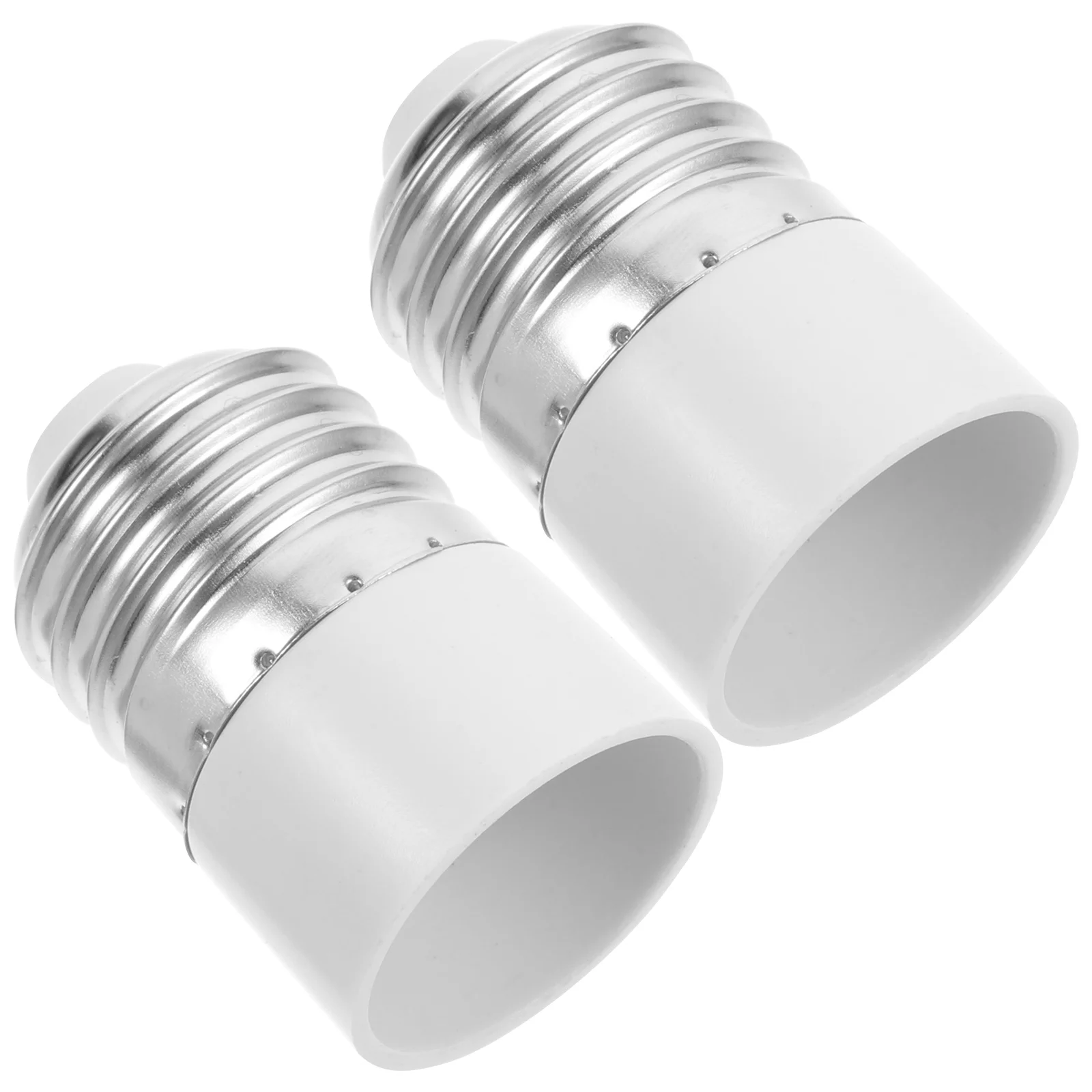 

2Pcs Lamp Holder Adapter E27 to E14 Socket Converter Bulb Base Adapter Light Bulb Converter for LED Lamps Practical Use