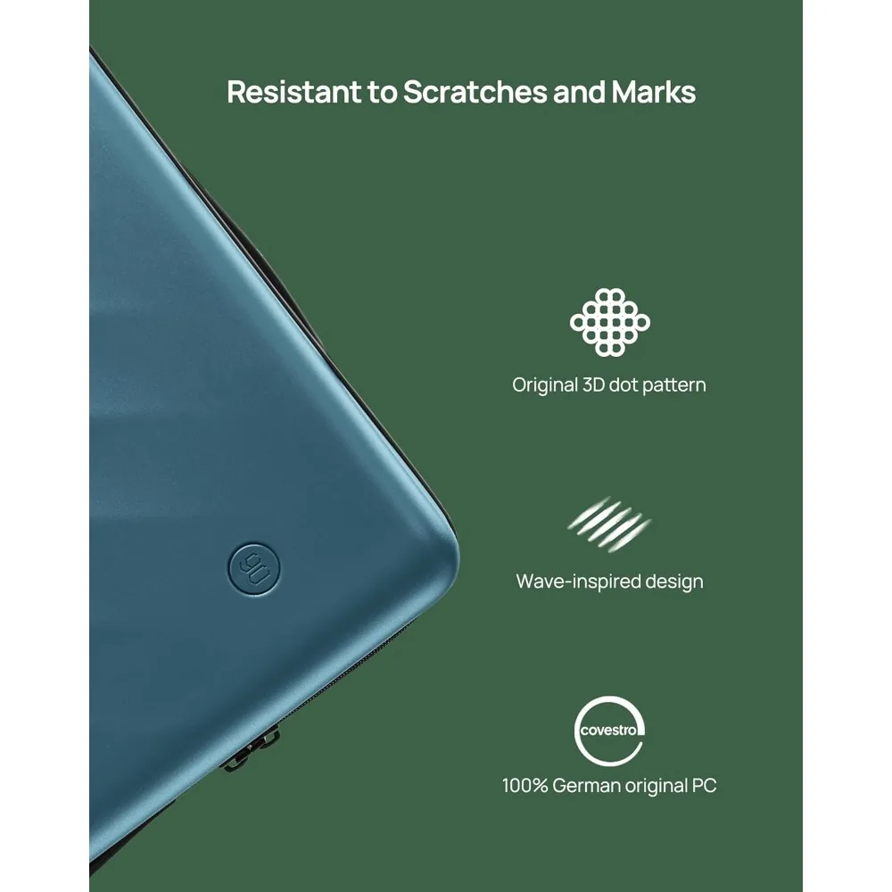 Medium 26 Inch Hard Case PC Suitcase with Double Spinner Wheels, Anti-Burst Zipper, Lightweight Luggage for Travel