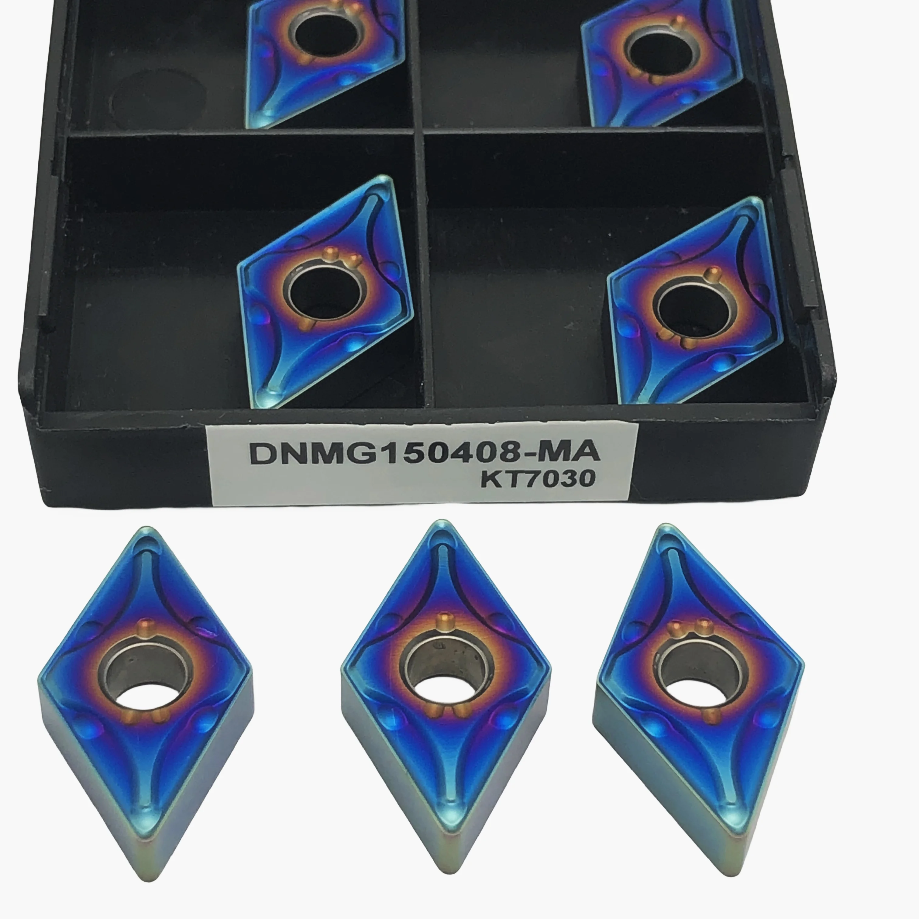 Internal Milling Cutter 10PCS CNC Carbide Blade DNMG150404 DNMG150408 MA KT7030  Hardness Tool DNMG150604 DNMG150608 MA KT7030