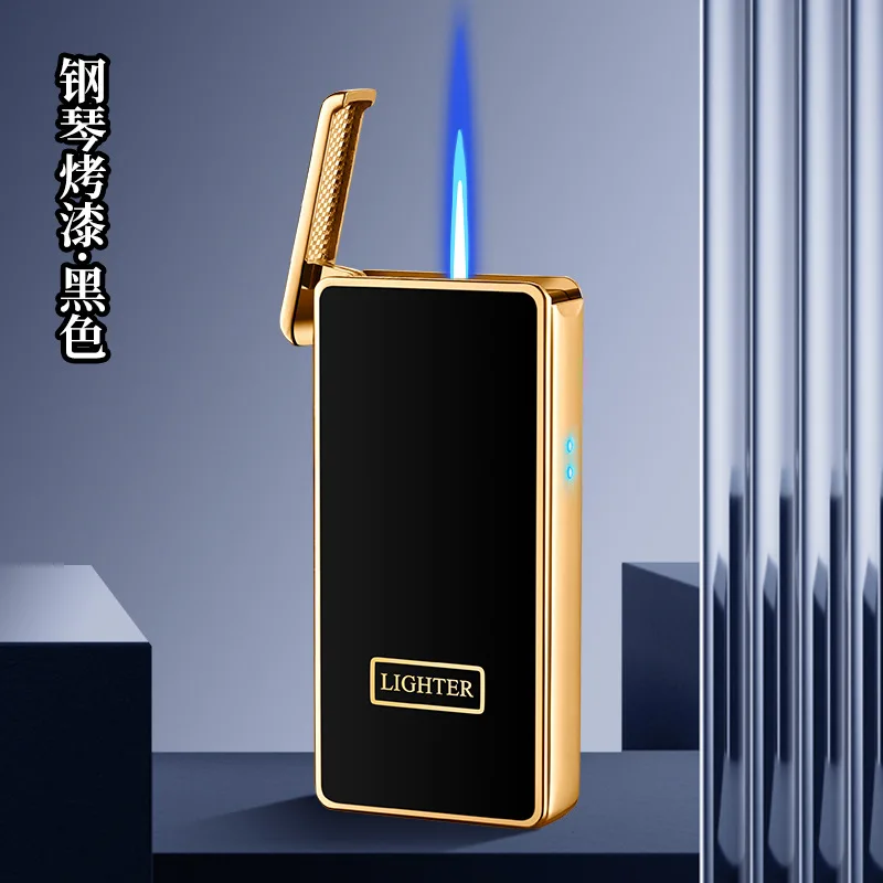 ntelligent Voice Control Switch Ignition Lighter Gas Electric Integrated USB Inflatable Lighter Smoking Accessories Gift Tool