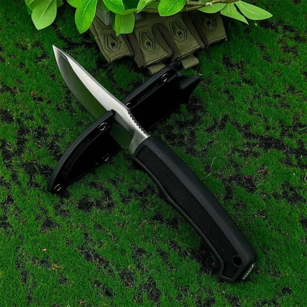Alta dureza fk1001 faca de lâmina fixa da selva com bainha 7cr13mov lâmina ao ar livre portátil faca de resgate edc sobrevivência ferramenta acampamento