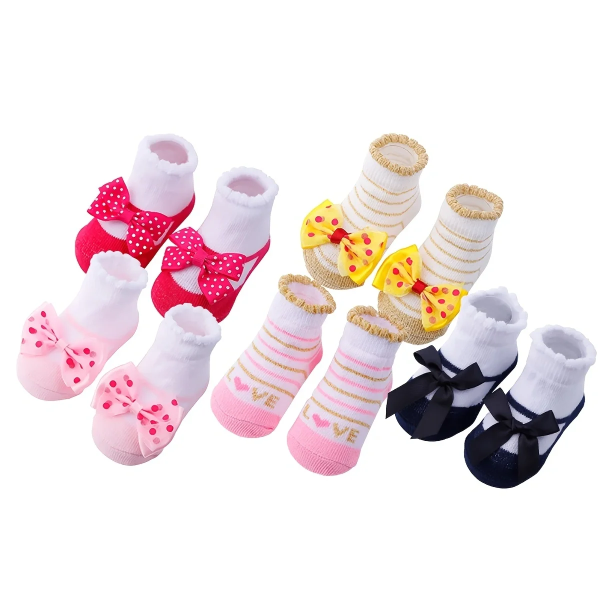 Kids Children\'s Socks for Girls Boys Non-slip Print Cotton Toddler Baby Christmas Socks for Newborns Infant Short Socks Clothing