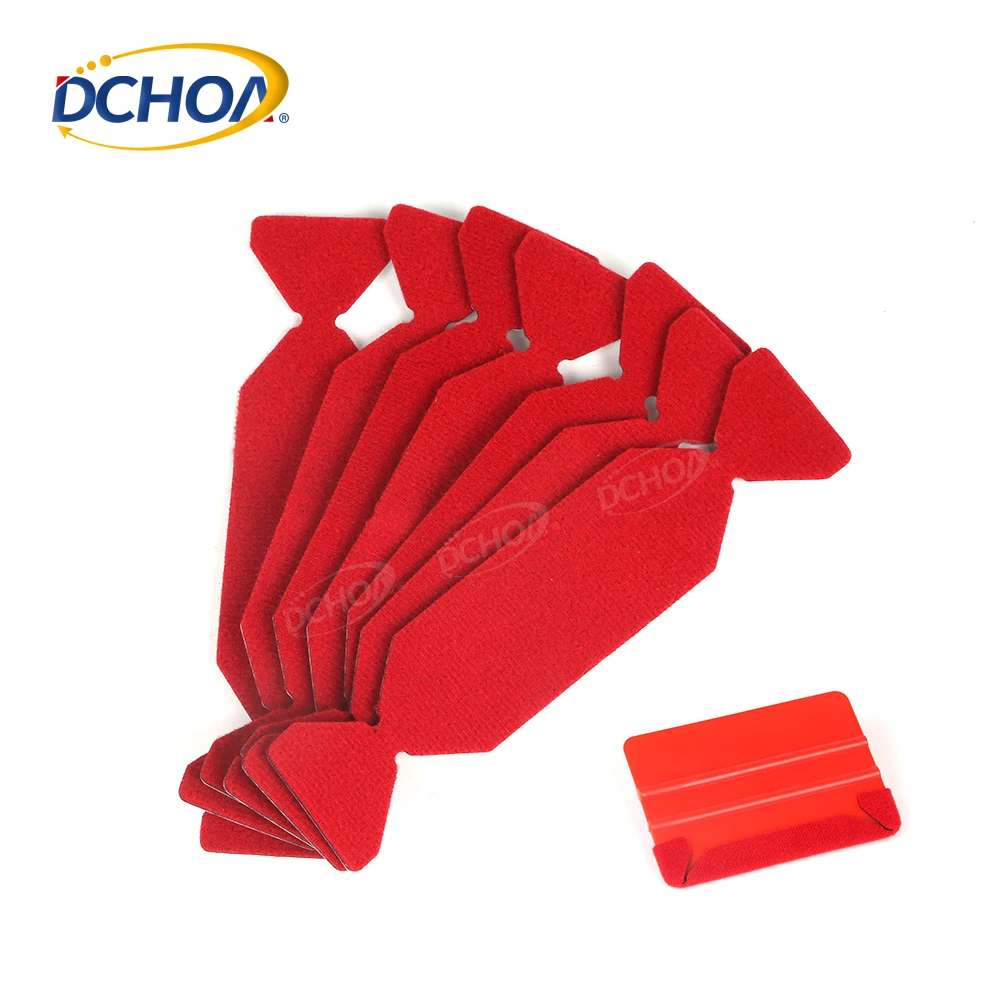 

Vinyl Squeegee Felt High Density Thickened Buffer Felt Polyethylene Scraper Auto Styling Detailing Tool Felt Markless Household