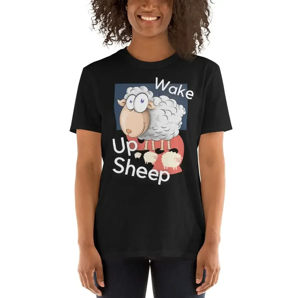 Wake Up Sheep Sheeple T Shirt