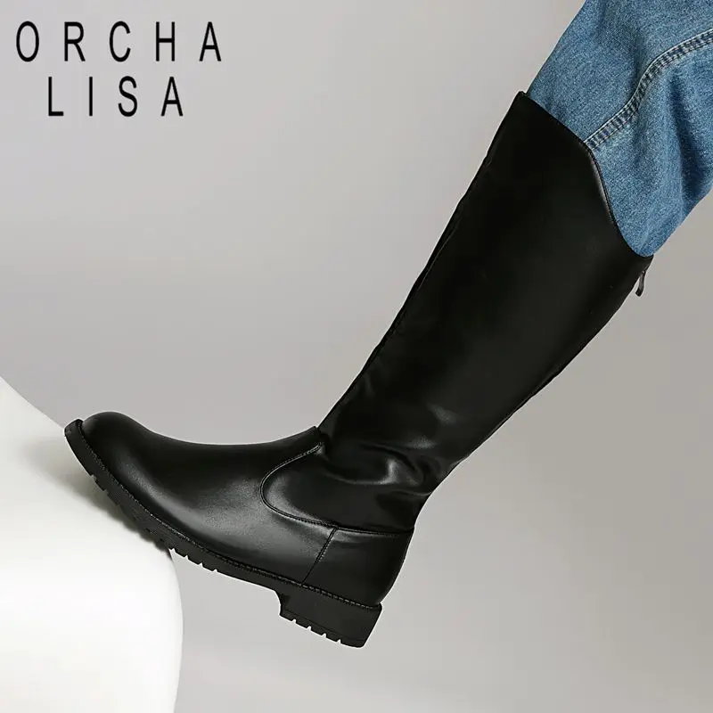 

Брендовые винтажные мужские ботинки для верховой езды с круглым носком на толстом каблуке 3 см на молнии размера плюс 45 46 47 49 для отдыха на каждый день до колена Bota