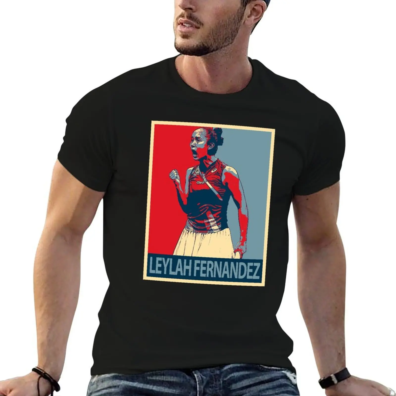 

leylah fernandez T-Shirt t shirts designer t shirt man designer T-Shirt