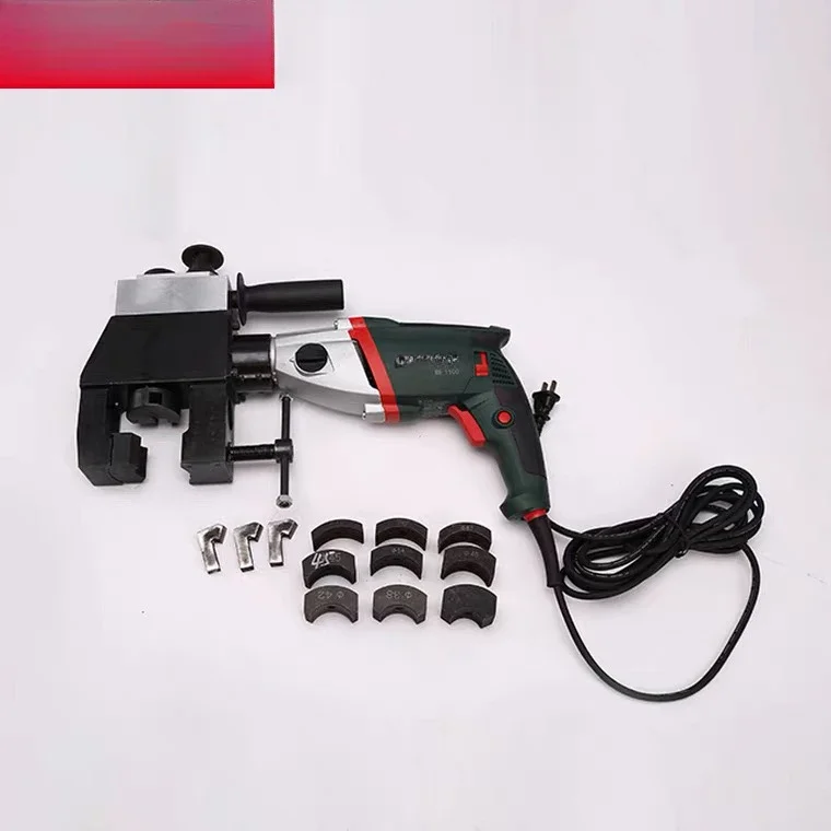 External clamp type pipe beveling machine, imported motor, wild card type electric pipe chamfering machine