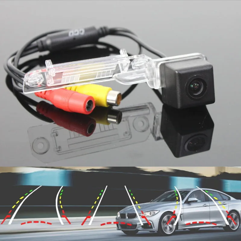 Car Intelligent Dynamic Trajectory Reverse Camera FOR Volkswagen Passat B6 Passat CC golf MK5 For Seat Altea XL/Freetrack Leon