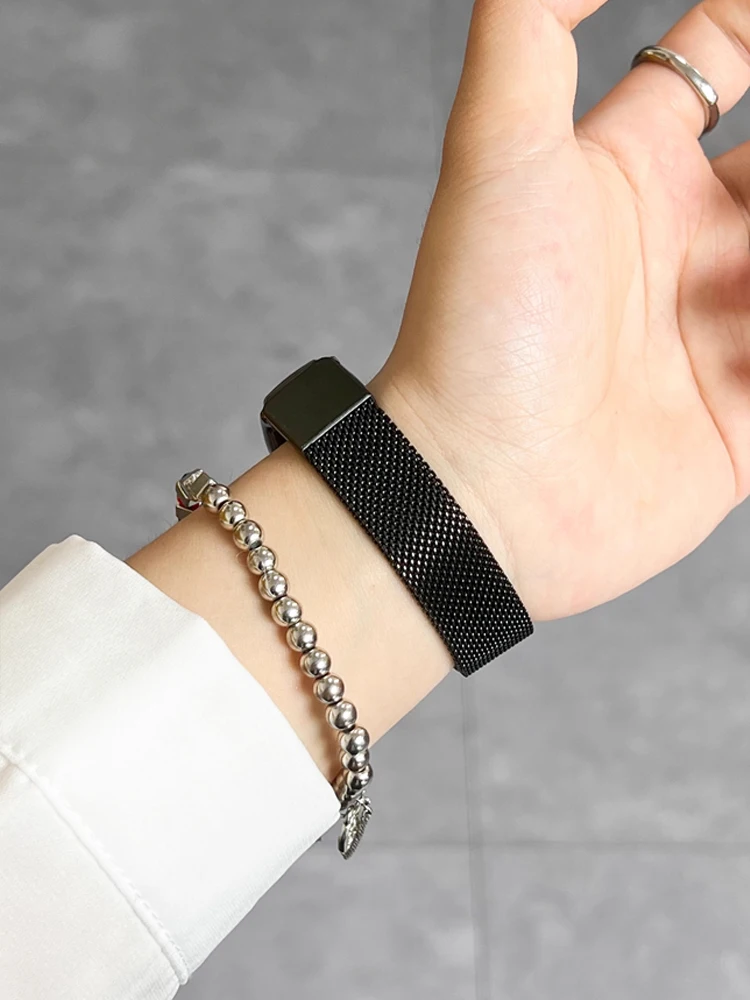 Stainless Steel Straps for mi band 10 miband 10 nfc Watch accessories magnetic belt correa bracelet for Xiaomi mi band 10 bands