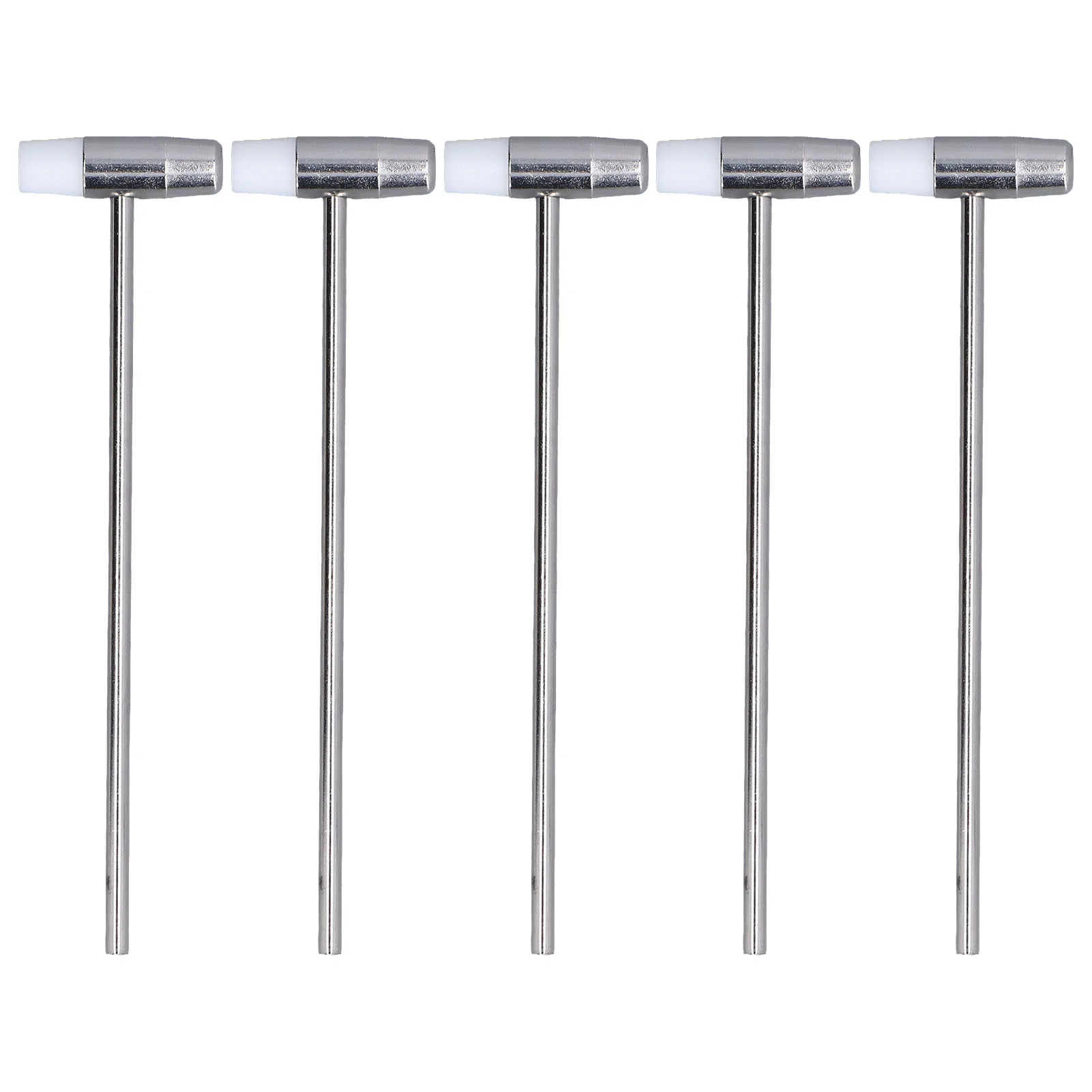 5PCS Dual Head Hammer Mini Small 2 Face Jewelry Mallet for Crafts Watch Tuning Handcraft 6.5in Double Face Jewelry Hammer