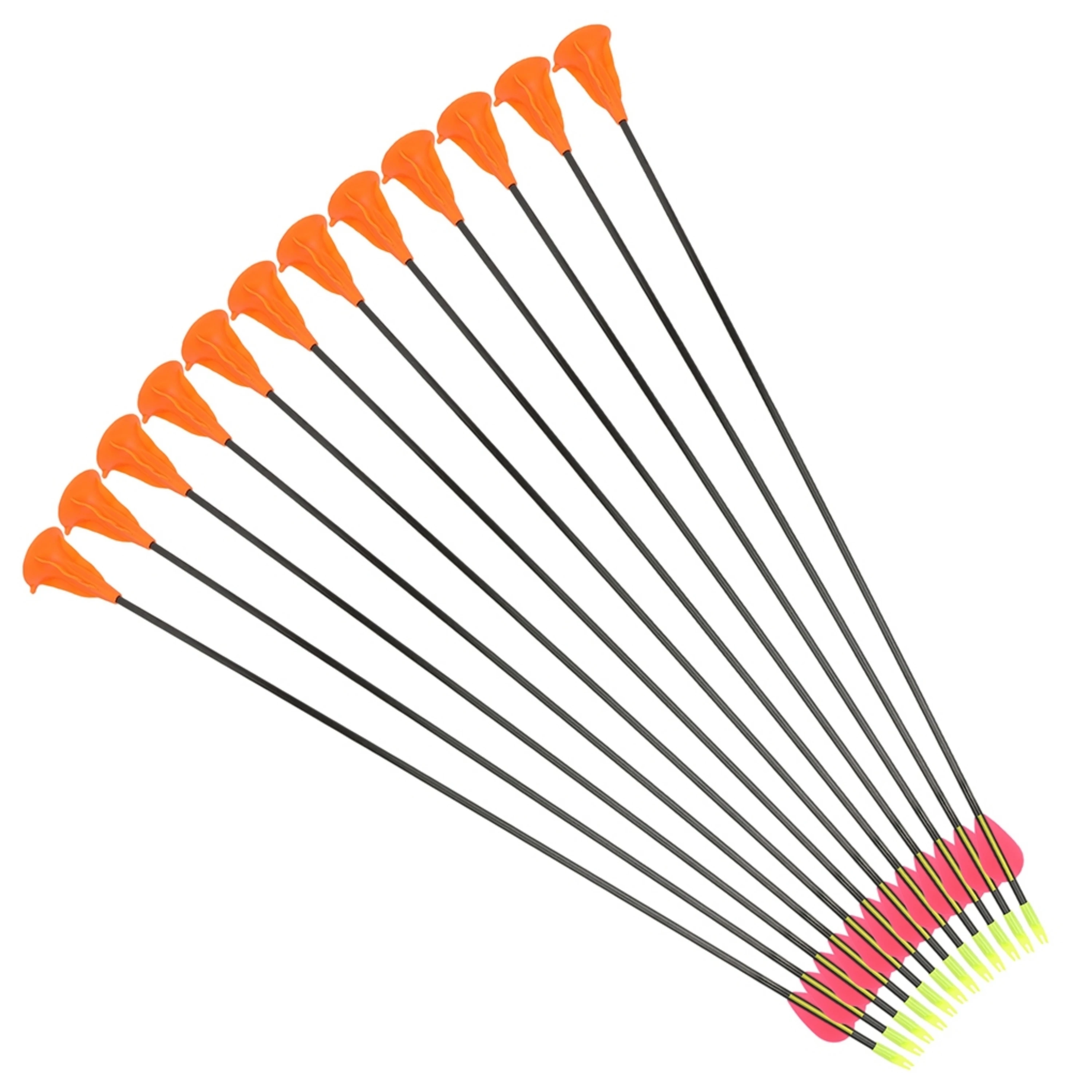 Archery Suction Cup Arrows Rubber Feathers Recurve Bow Target Arrows for Indoor Outdoor Games Family Activities for All Age