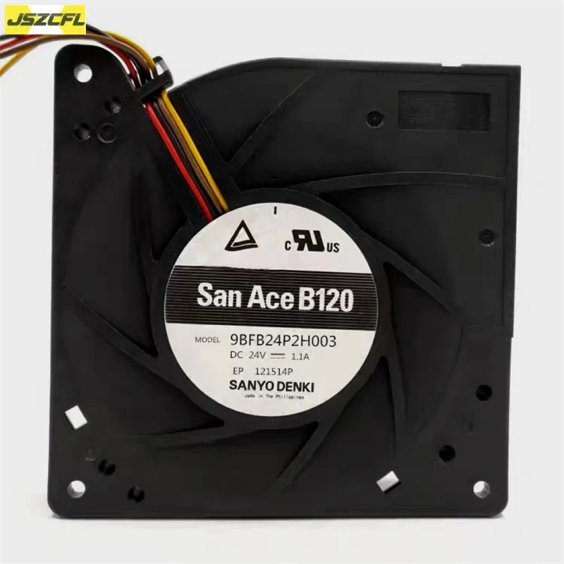 

1 шт. для SANYO Denki 9BFB24P2H003 DC 24 В 1,1 А 120x120x32 мм 4-проводной охлаждающий вентилятор