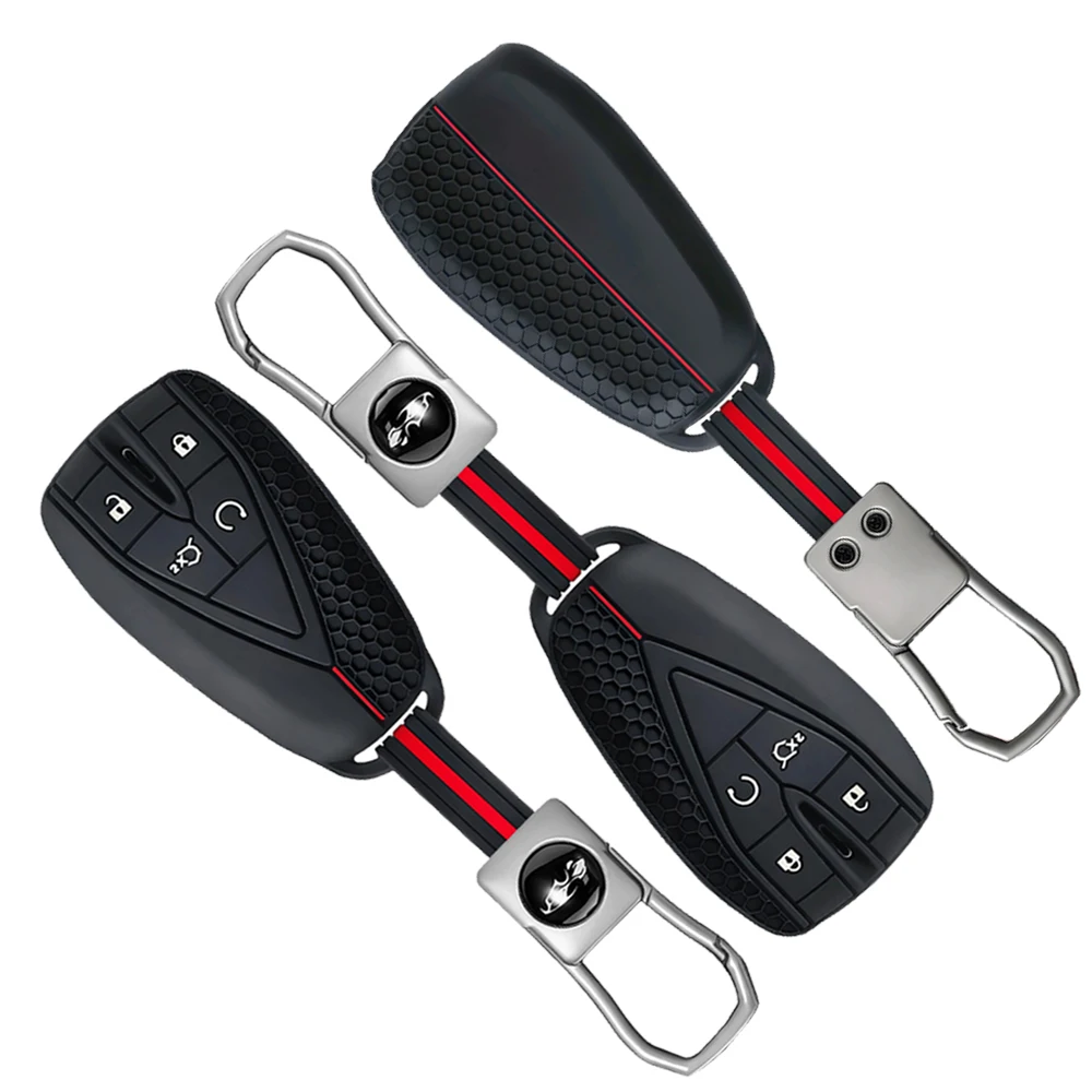 

New Silicone Car Key Case Cover Key Chain For Changan CS35PLUS CS35 Plus CS55 PLUS CS75 PLUS Eado UNI-T UNI K Oushang X5 X7 EV