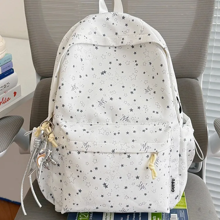 Korean Lightweight Teen Girls School Backpack Casual Travel Rucksack Fashion School Bag for Junior & Senior High Students