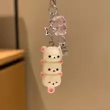 Rilakkuma Plush Keychain for Gifts and Accessories
