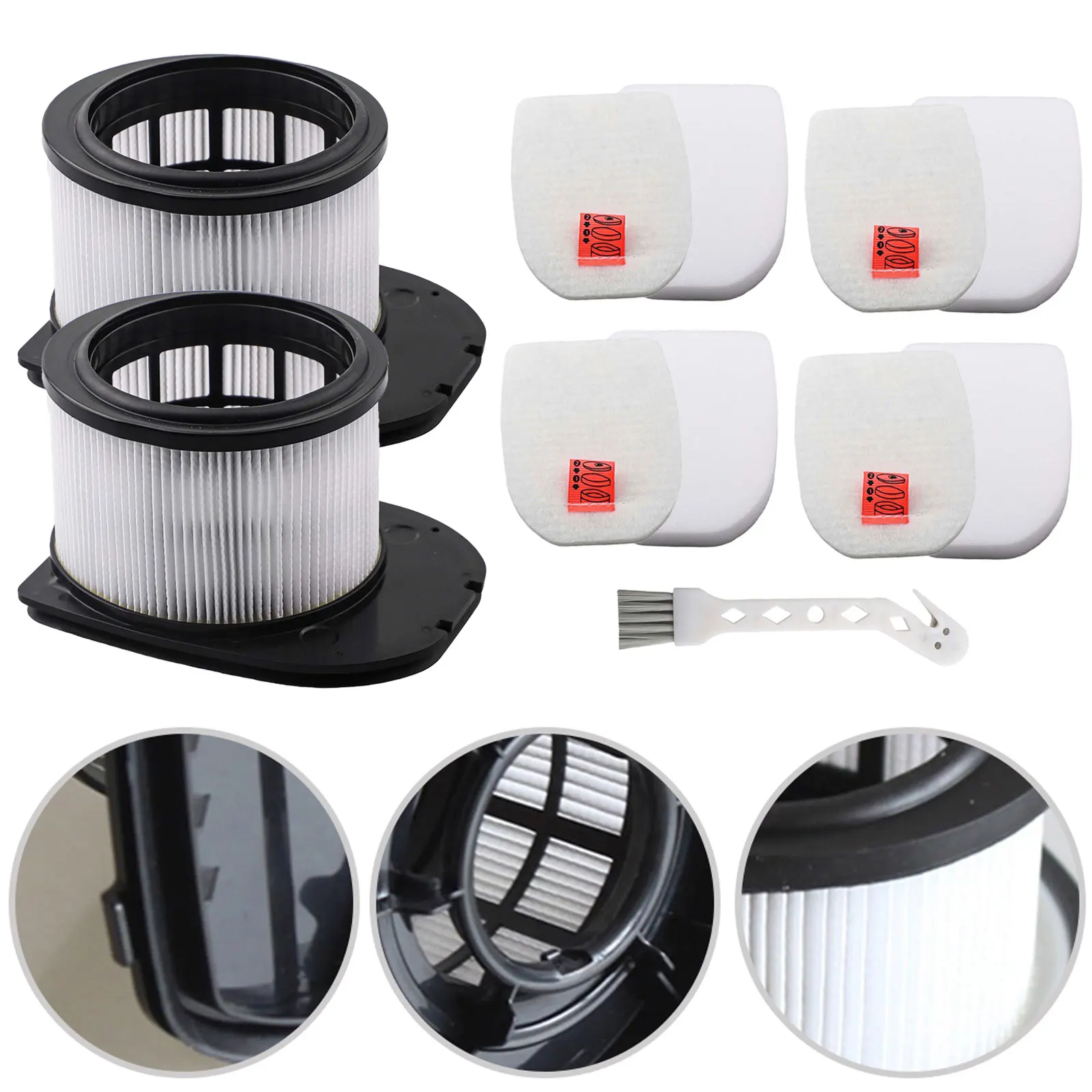 Comprehensive Replacement Filters for Shark Cordless Vacuums Designed to Fit Models Ikz400 Ikz420 Ikz400uk with Brush