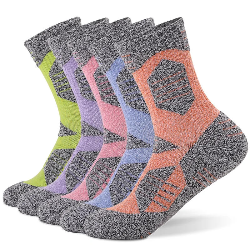 Winter Women Cotton Warm Hiking Socks Thickened Climbing Skiing Trekking Breathable Sports Socks Thermosocks