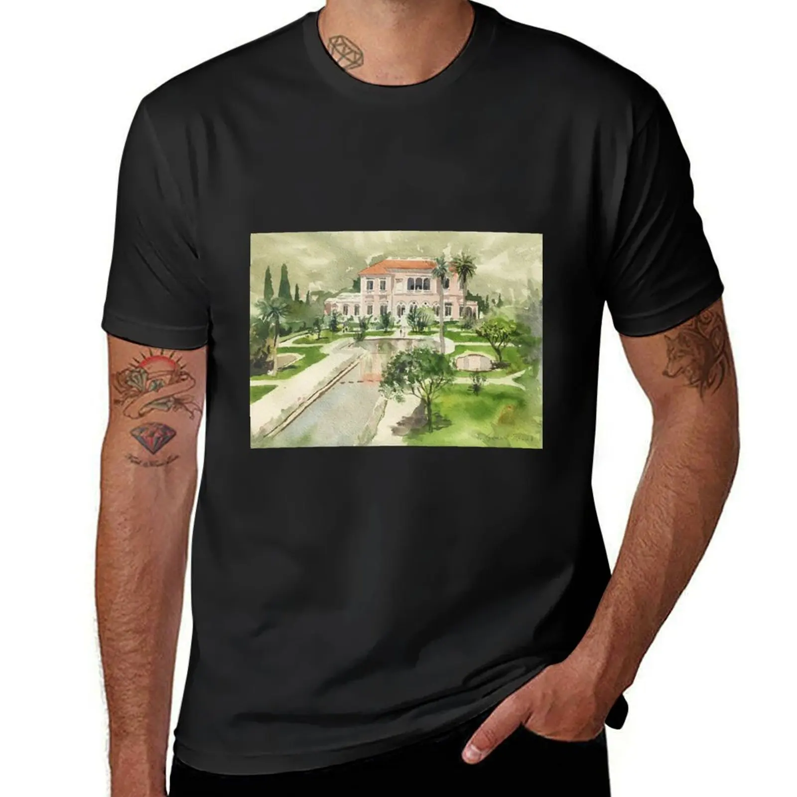 

Villa Ephrussi de Rothschild T-Shirt vintage oversized t shirts for men pack