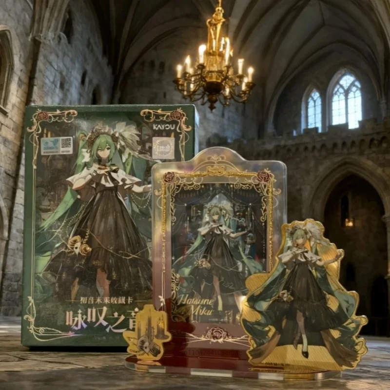 KAYOU Genuine Hatsune Miku Cards  Anime Peripheral Aria Cute Collection Cards Flash Cards toys Children’s Holiday Gifts