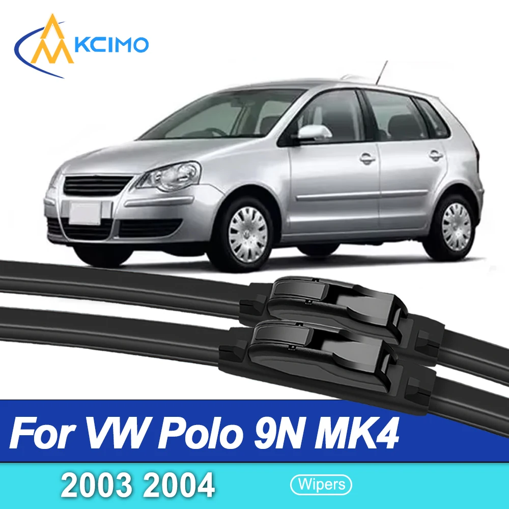 

All Weather Long Lasting Wipers Fit Volkswagen Polo 9N 9N3 MK4 2003 2004 Windscreen Full Set
