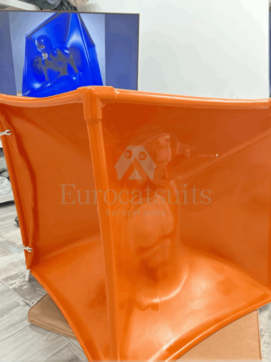 

customized inflatable Latex fetish sexy bodysuit latex Bag Fetish Body Bag Vacuum Bed handmade rubber wear