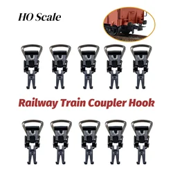 1:87 HO Scale Train Coupler Hook Model Universal Hitches Railway Scenery DIY Sand table Decoration Train Accessories