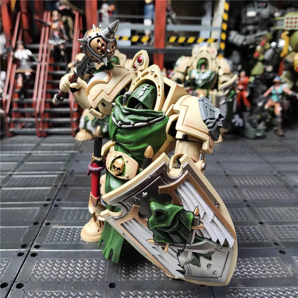 【MT】JOYTOY Warhammer 40K Dark Angel Deathwing Knight 3 قطع أنيمي العسكرية لعبة مجسمة هدية 1/18 عمل الشكل