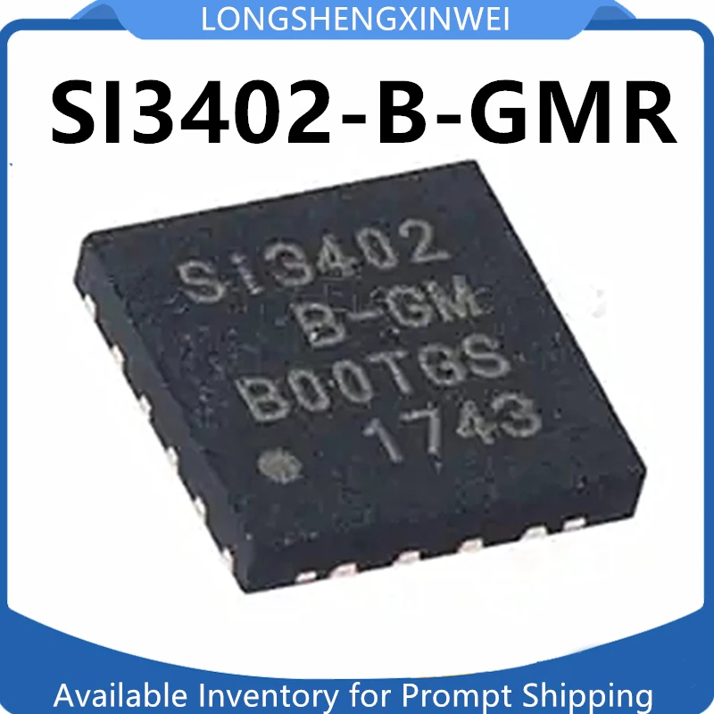 1PCS New Original SI3402-B-GMR Screen Printed SI3402 Packaged QFN20 Ethernet IC Chip