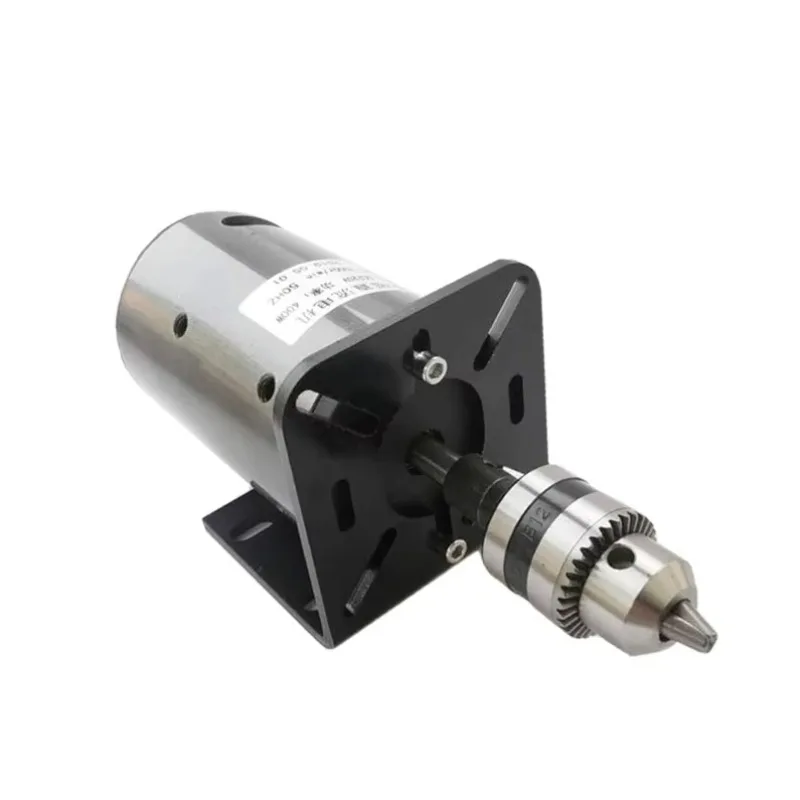 220V Permanent Magnet DC High Speed Motor, Small Adjustable Speed Motor, Forward Reverse Silent Motor
