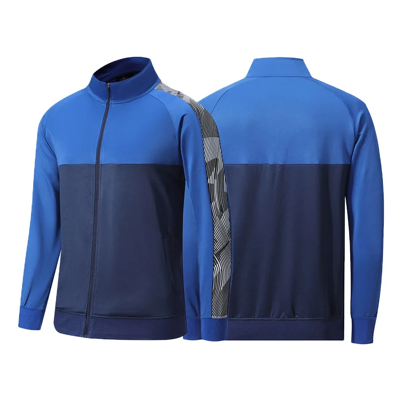 Survêtement de sport à manches longues pour hommes, sweat à capuche de course de football imbibé, vestes d'entraînement, maillots de football, hiver