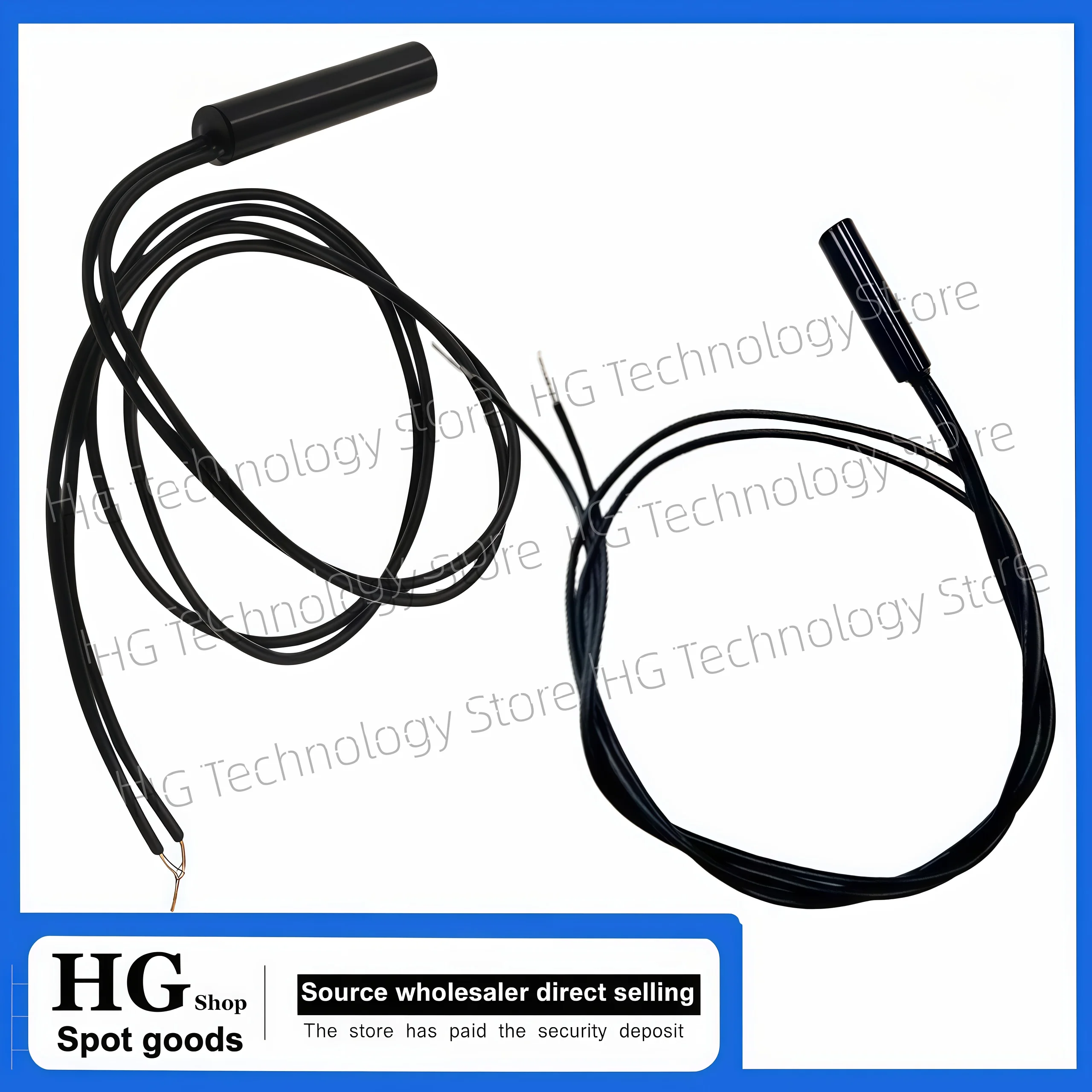 5pcs GPS-01 Reed switch 4x18mm 5x15/20/25mm 6x30/38mm NO/NC 6*38mmHP normally Open/closed Magnetron proximity Sensor GPS-01A /B