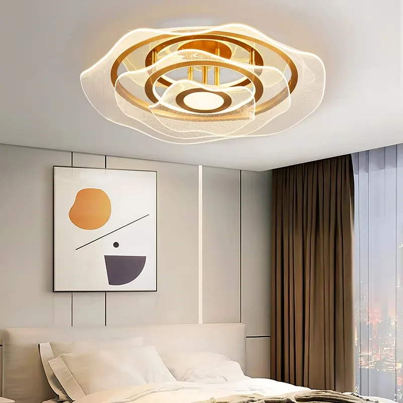 2024 New Room Lamp Simple Modern Living Room Lamp Study LED Master Bedroom Ceiling Light
